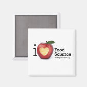 Magnet "I Heart Food Science" (Recto/Verso)