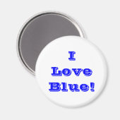 Magnet I Love Blue (Recto/Verso)