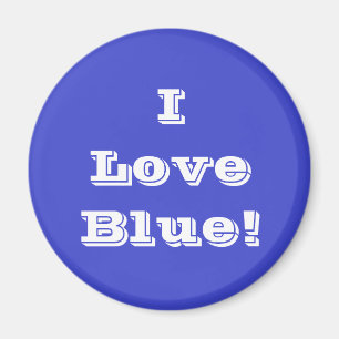 Magnet I Love Blue Magneet