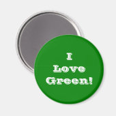 Magnet I Love Green (Recto/Verso)