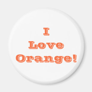 Magnet I Love Oranje Magneet