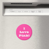 Magnet I Love Pink Magneet (Insitu (Vaatwasser))