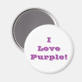Magnet I Love Purple (Recto/Verso)