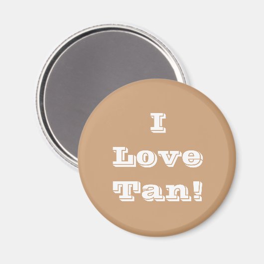 Magnet I Love Tan (Recto/Verso)