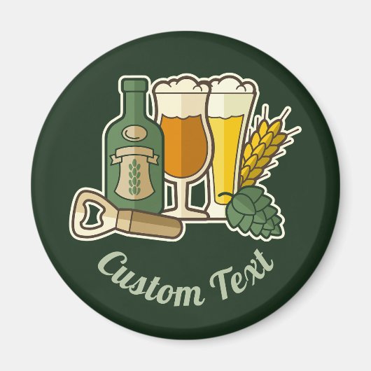 Magnet Icônes de bière (Devant)