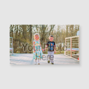 Magnet imprimé de Carte-Size d'affaires de photo
