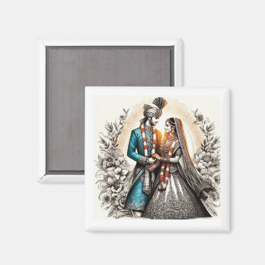 Magnet indien (Recto/Verso)