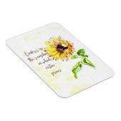 Magnet inspirant tournesol (Côté Droit)