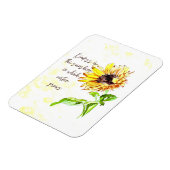 Magnet inspirant tournesol (Côté Gauche)