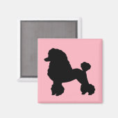 Magnet inspiré de la jupe de caniche rose des anné (Recto/Verso)