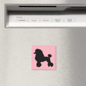 Magnet inspiré de la jupe de caniche rose des anné (In Situ (Lave-vaisselle))