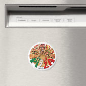 Magnet Italie Pizza sur la planche à découper (In Situ (Lave-vaisselle))