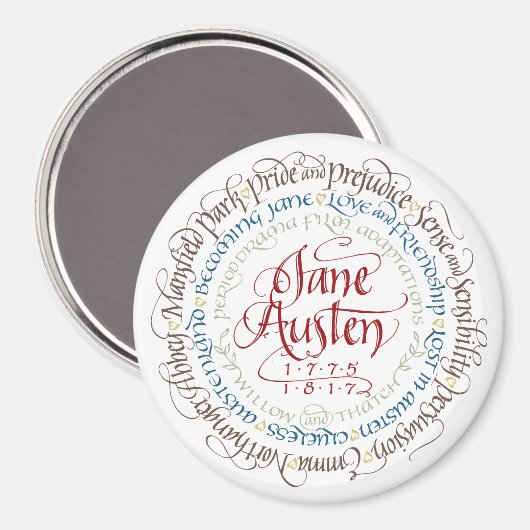 Magnet - Jane Austen Periode Drama Adaptaties Magneet (Voorkant / Achterkant)