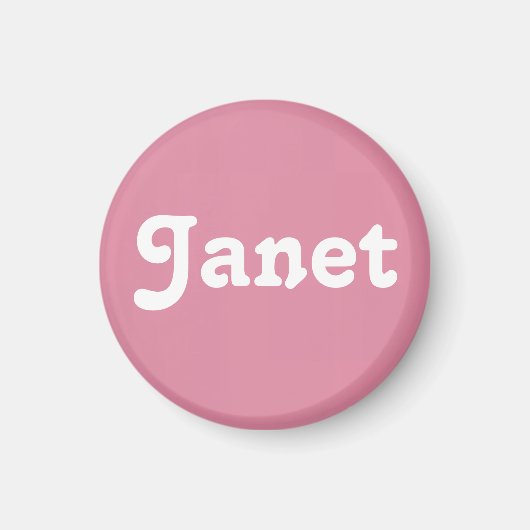 Magnet Janet Magneet (Voorkant)