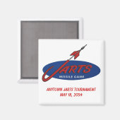 Magnet Jarts Vintage personnalisable (Recto/Verso)