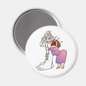 Magnet : Jeune mère de l'amant de mariée (Recto/Verso)