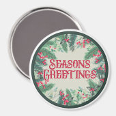 Magnet Joyeuses Fêtes (Recto/Verso)