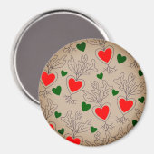 Magnet : Joyeux jardinier ou grandir avec amour. (Recto/Verso)