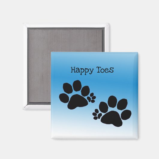 Magnet - Joyeux orteils (Recto/Verso)