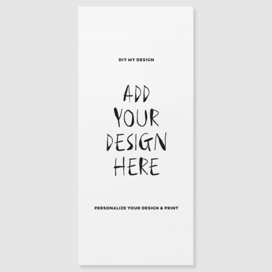 Magnet Kaart 4 x 9-inch portret (Voorkant)