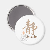 Magnet Kanji Serenity (Recto/Verso)