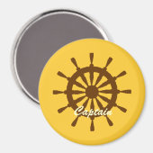 Magnet - Kapitein bij de Helm Magneet (Voorkant / Achterkant)