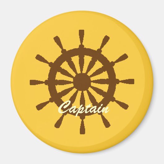 Magnet - Kapitein bij de Helm Magneet (Voorkant)