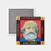 Magnet Karl MARX (Recto/Verso)