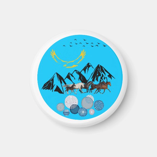 Magnet Kazakhstan  Magneet (Voorkant)