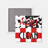 Magnet Kitchen Helper Clean Dirty Lave-vaisselle C (Recto/Verso)