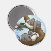 Magnet Koala dormant (Recto/Verso)