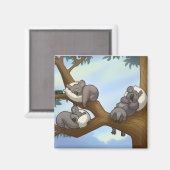 Magnet Koala dormant (Recto/Verso)