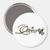 Magnet koningin Bee Magneet (Voorkant / Achterkant)