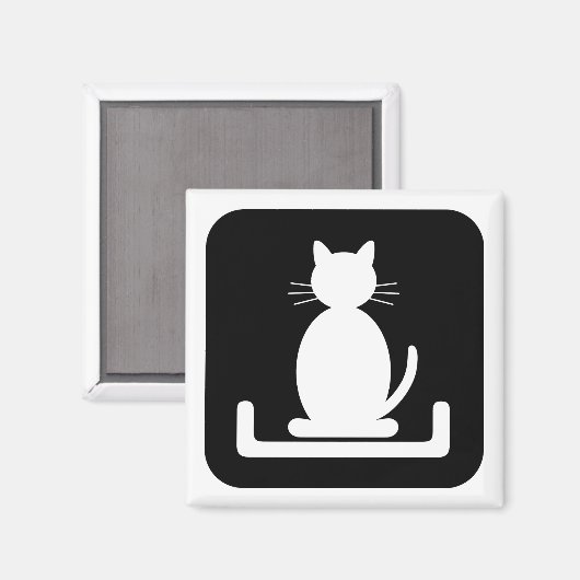 Magnet "La Litière du Chat" (Recto/Verso)