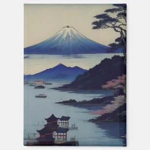 Magnet - Lake, Pine and Mountain - Japan