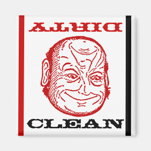 Magnet Lave-vaisselle Butler Nettoyer Diré optique