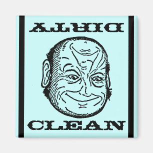 Magnet Lave-vaisselle Homme Morph Nettoyer la sale