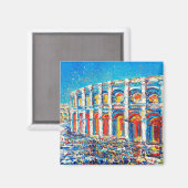 Magnet Les arennes de nimes by Natalia Kuruch (Recto/Verso)