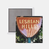 Magnet - "Lesbian Hills" (Recto/Verso)
