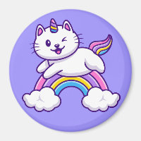 Magnet Licorne Chat Mignon