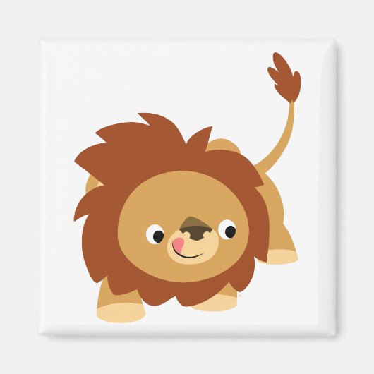 Magnet Lion De Cartoon Doux (Devant)