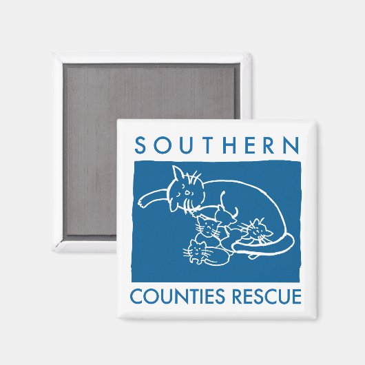 Magnet (logo bleu) (Recto/Verso)