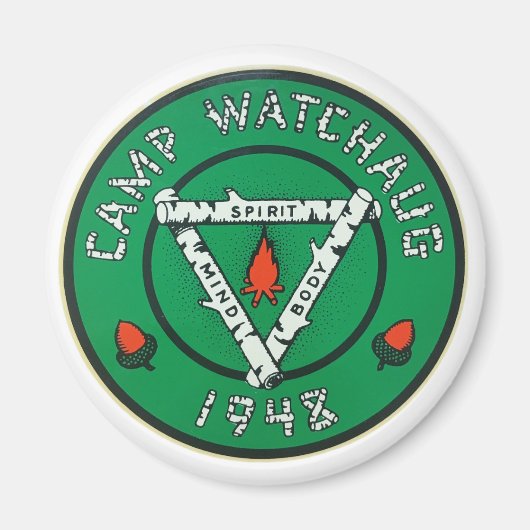 Magnet Logo Camp Watchaug (Devant)
