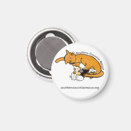 Magnet (logo rond Kitty) (Recto/Verso)