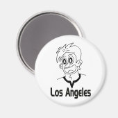 Magnet Los Angeles Boy (Black Line) (Recto/Verso)