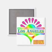 Magnet "Los Angeles Colorful 1" (Recto/Verso)