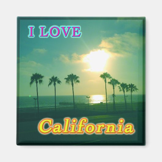 Magnet "Lovely California 1" (Devant)