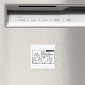 Magnet "Ma vie est en train de télécharger" (In Situ (Lave-vaisselle))