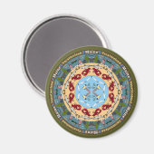 Magnet Mandala de l'État du Maine (Recto/Verso)