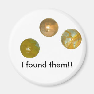 Magnet - Marbles - ik heb ze gevonden Magneet